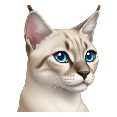lynx-point-siamese-cat-blue-eyes sticker