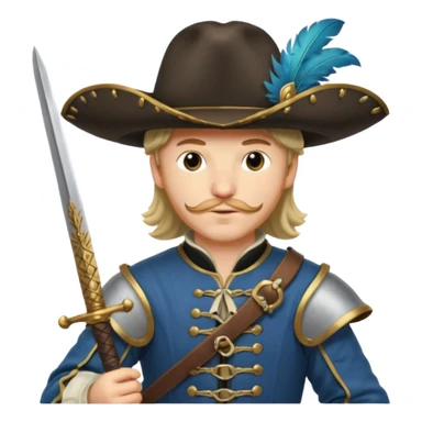 Musketeer sticker