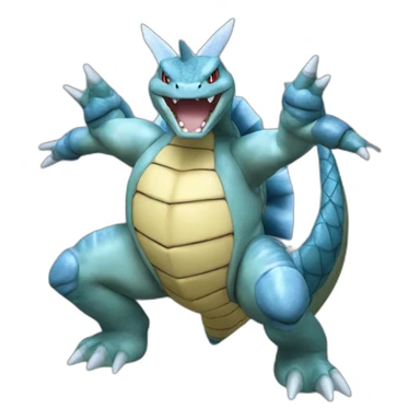 Gyarados Blastoise hybrid sticker