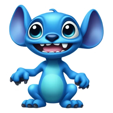 Stitch from lilo and stitch sticker