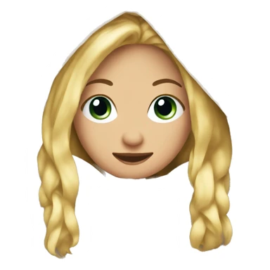 pretty blonde girl in cozy blanket sticker