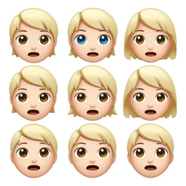 Create anime-inspired emoji faces in a soft Genshin Impact–style.
Expressive glossy eyes, smooth clean linework.
Moods: happy, shocked, crying, angry, smug, excited.
Pastel colors with soft glow.
Clear at small sizes, transparent background. sticker