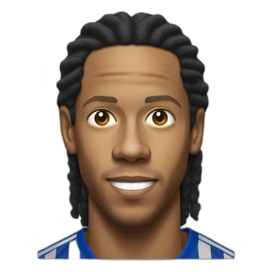 ronaldinho realistic footnall player sticker
