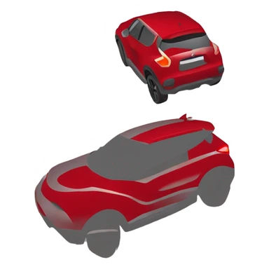 Nissan Juke Red sticker