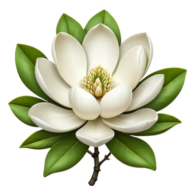 Magnolia,Foliage sticker