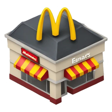 mcdonalds restaurant sticker