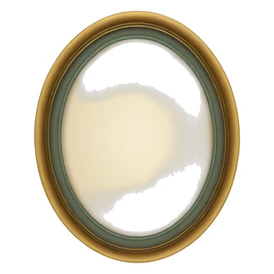 oval photo frame sticker