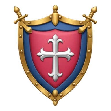 brasão sangrando medieval rosa de sangue vermelha sticker