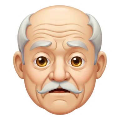 Old man farting  sticker