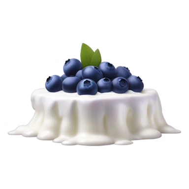Yogurt on Blueberry sticker