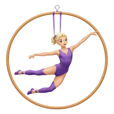 aerial hoop aerialist sticker