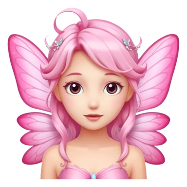 pink fairy sticker