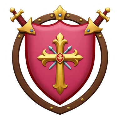 brasão sangrando medieval rosa de sangue vermelha sticker