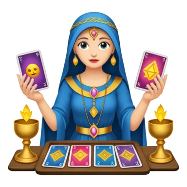 Tarot reading sticker