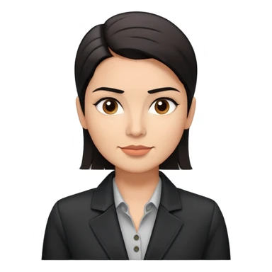 Attractive broad-shouldered Hispanic TV presenter, light brown complexion, square face with defined jawline, short straight black hair combed back with faded sides, friendly expression, black jacket with white buttoned shirt sticker
