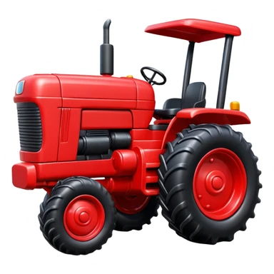 plastic toy  tractor sticker