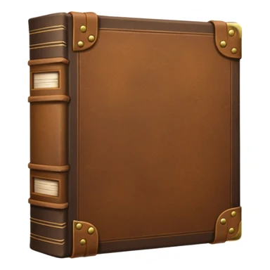 a huge book closed with thousands of pages sticker