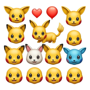 gere emojis do Pokemon sticker