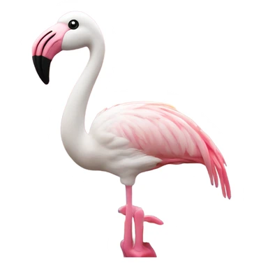 Flamingo on a cruise ship sticker