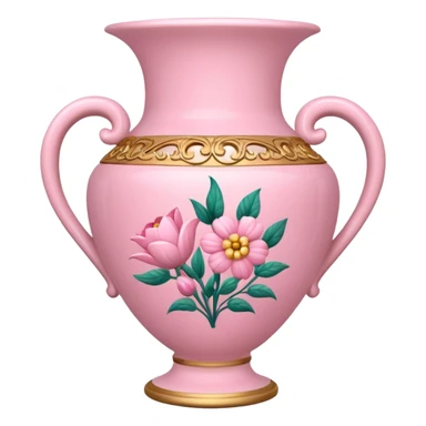 pink christmas porcelain with flowers  sticker