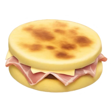 Arepa con jamón y queso  sticker