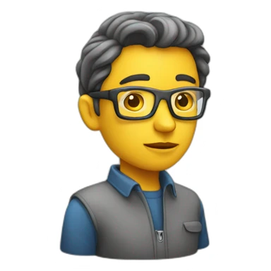 software developer thinker sticker