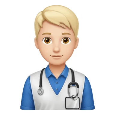 Employee with Lanyards sticker