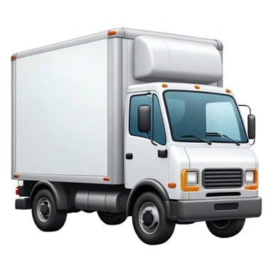 White box truck sticker