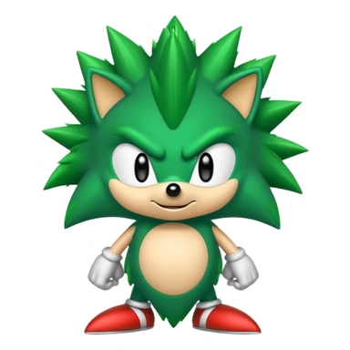 yeşil sonic sticker