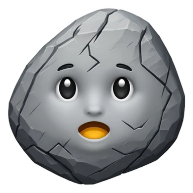generate me a simple rock without face sticker