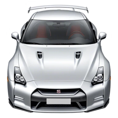 Nissan GT-R - Nissan (Model Year: 2022) (Iconic colour: Silver) sticker