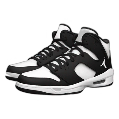 nike jordan black and white sticker