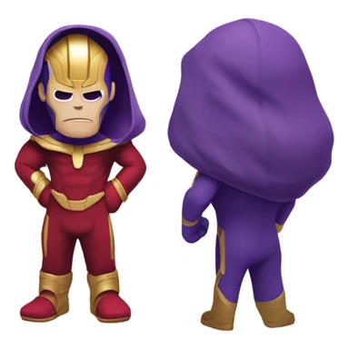Thanos from squid game sticker