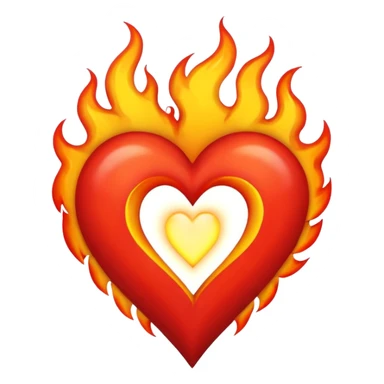 Make flaming hearts in all colours but heart would be separate nature sticker