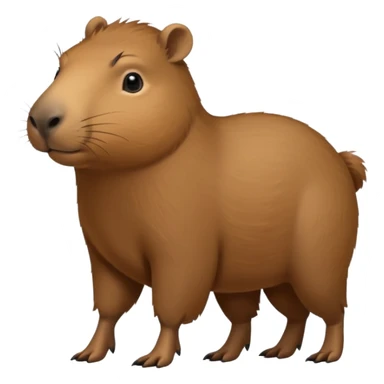 Capybara (Full) walking in 4 legs  sticker