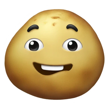 Happy potato sticker