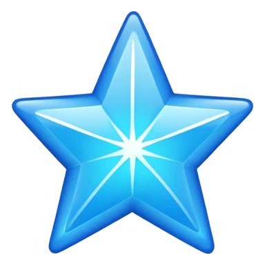 Centang biru segi bintang sudut 12 sticker