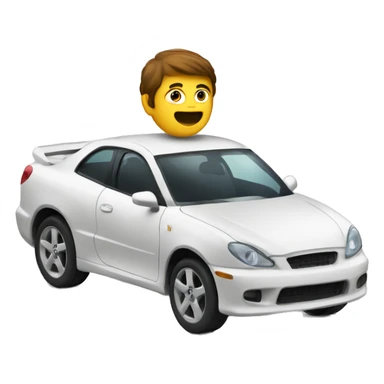 Driving fast car fast sticker