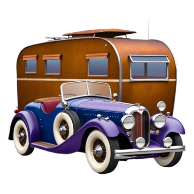 very fast 1932 jaguar roadster rustic rusty lowered low rider antique rat hot rodded blueberry and cherry pearl mod caravan sticker