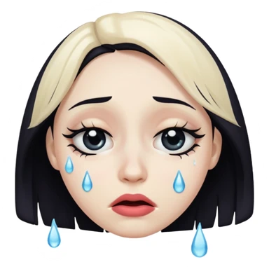 i want an emoji the embodies the lyrics of the song “the abyss” by the weeknd sticker