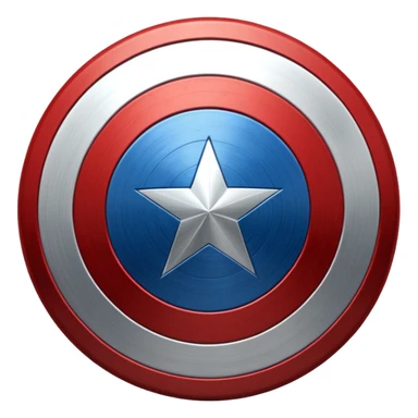 Captain america's shield sticker