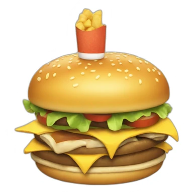 pokeman eating a hamburger sticker