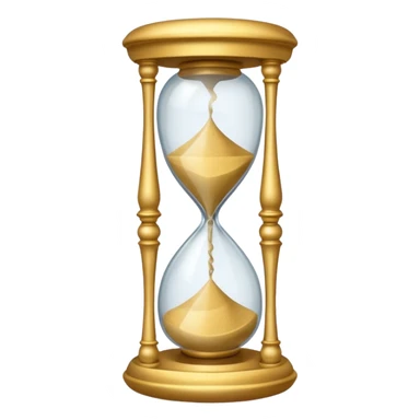 fancy ornate hourglass sticker