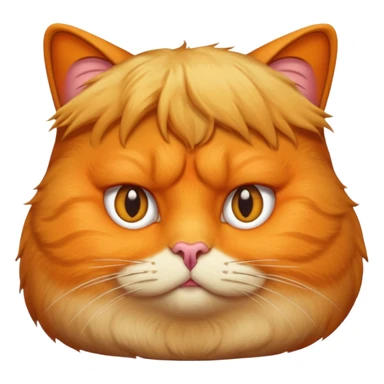 donald Trump as a fat cat sticker