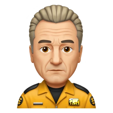 deniro dans taxi driver avec la crete sticker