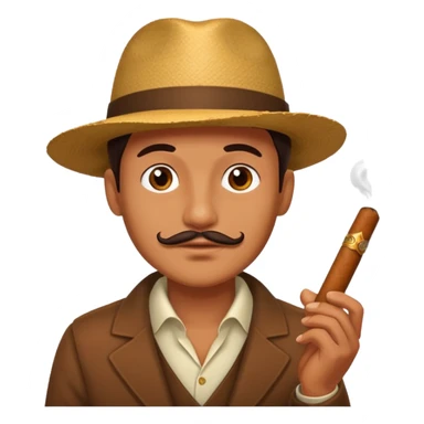 mafia boss cigar sticker