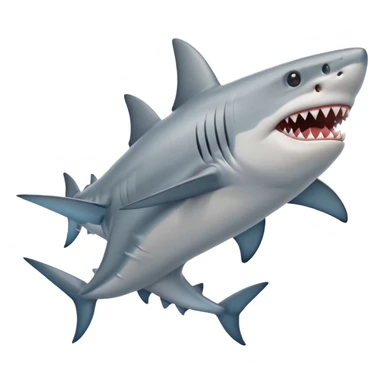 Tiburon con piernas y con zapatos sticker