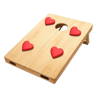 Cornhole board sticker