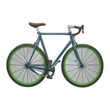 Velo en roue arrière  sticker