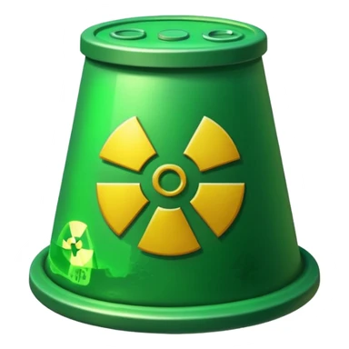 nuclear waste sticker